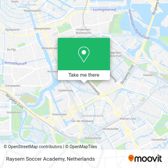Raysem Soccer Academy map