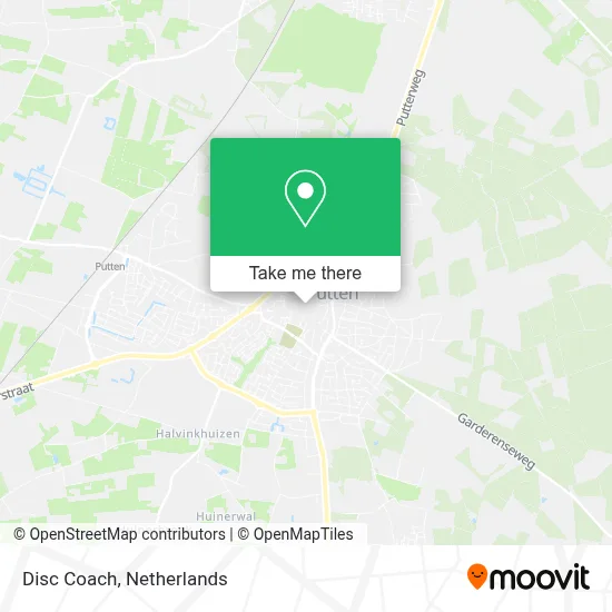 Disc Coach map