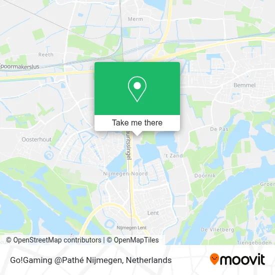 Go!Gaming @Pathé Nijmegen map