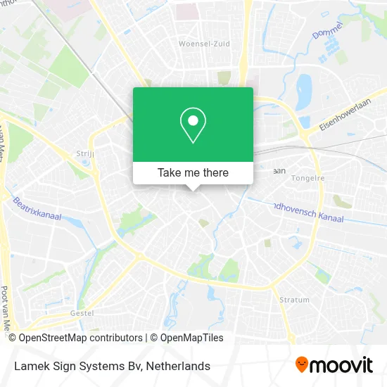 Lamek Sign Systems Bv map