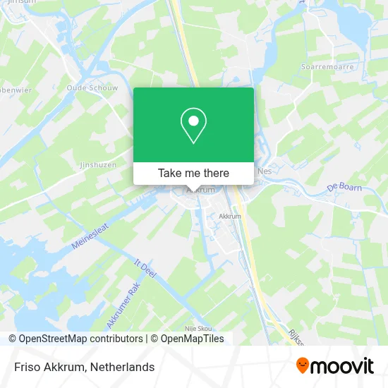 Friso Akkrum map