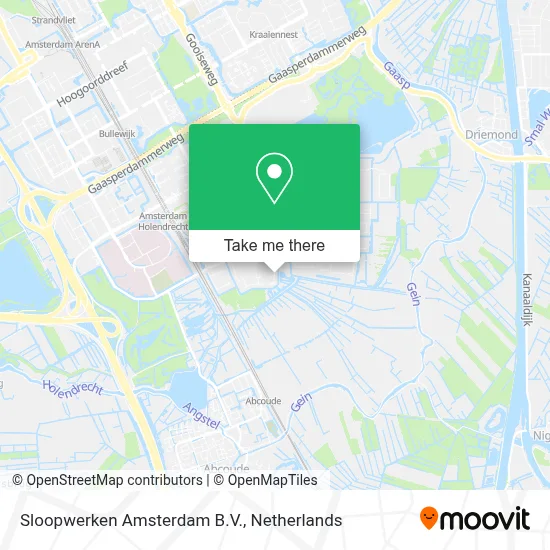 Sloopwerken Amsterdam B.V. map