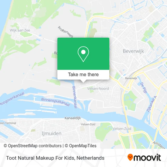 Toot Natural Makeup For Kids map