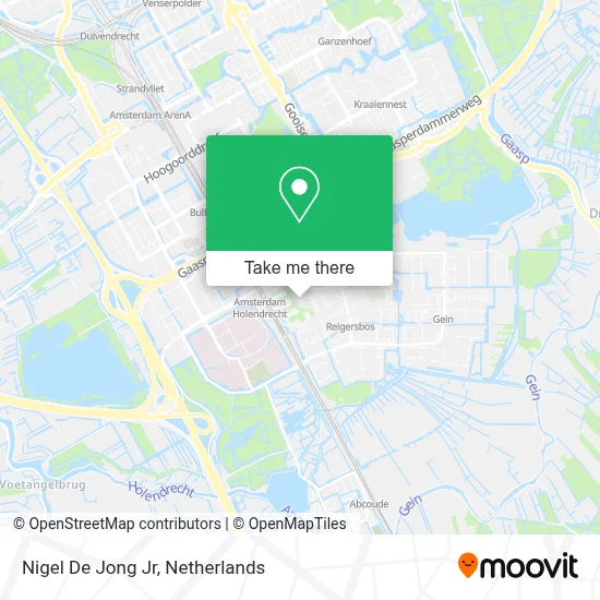 Nigel De Jong Jr map