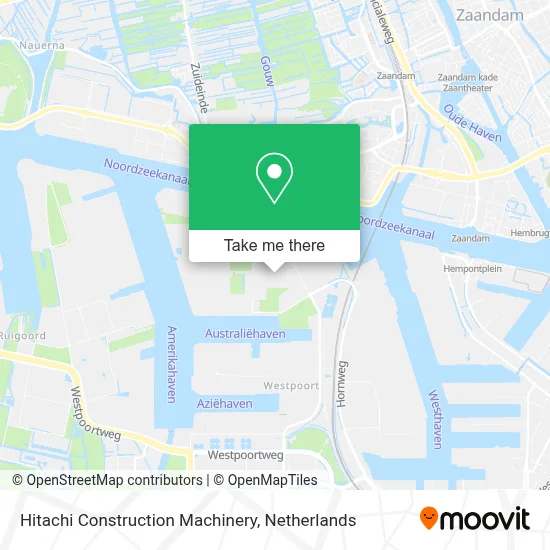 Hitachi Construction Machinery map