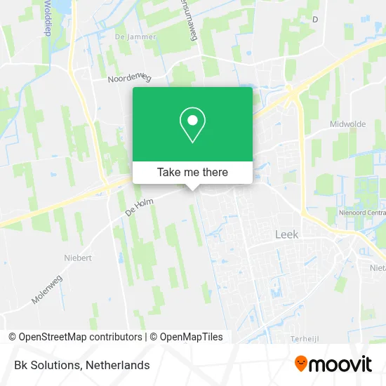 Bk Solutions map