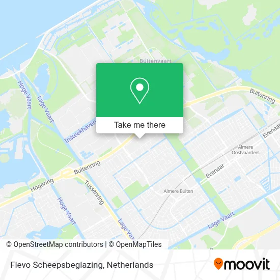 Flevo Scheepsbeglazing map