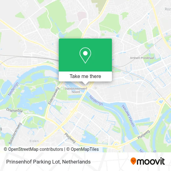 Prinsenhof Parking Lot map