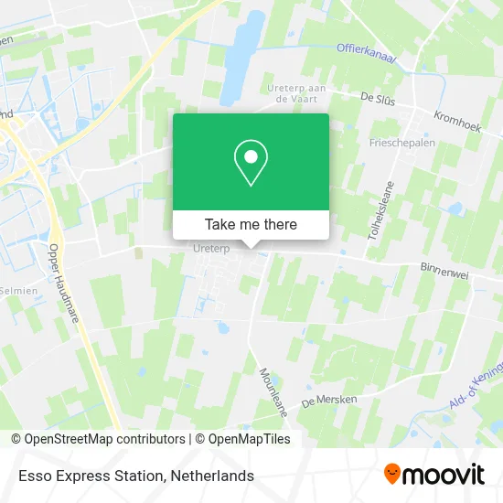 Esso Express Station map