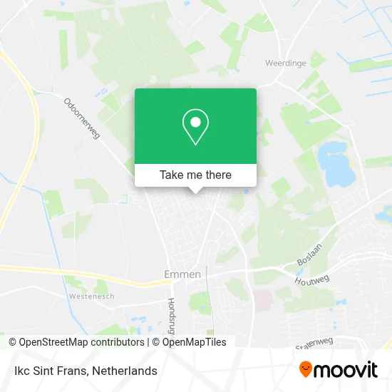 Ikc Sint Frans map