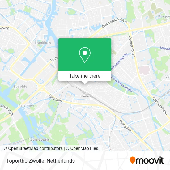 Toportho Zwolle map