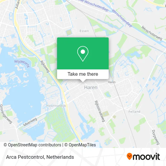 Arca Pestcontrol map