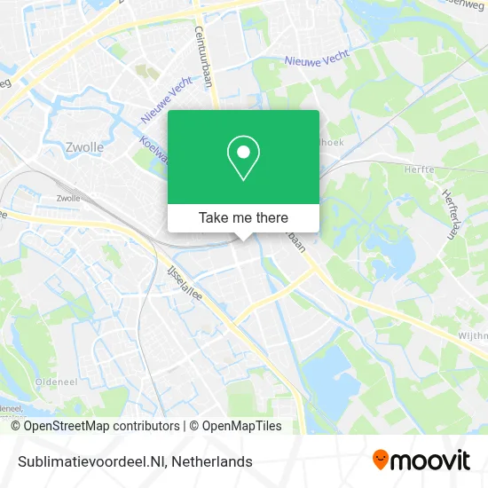 Sublimatievoordeel.Nl map