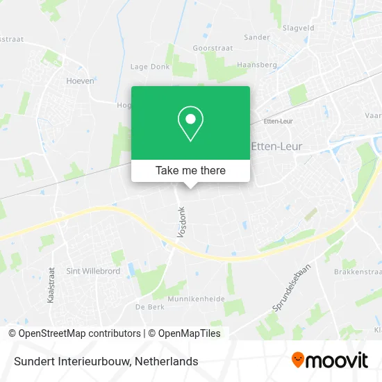 Sundert Interieurbouw map