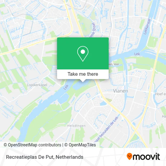 Recreatieplas De Put map