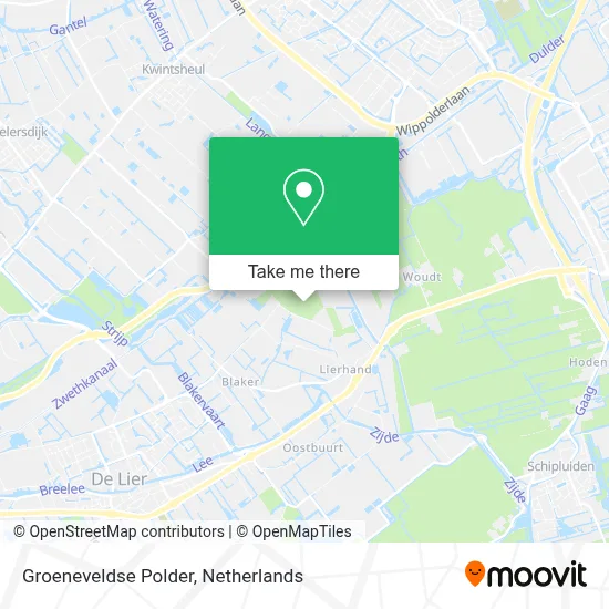 Groeneveldse Polder Karte