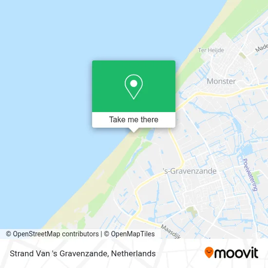 Strand Van 's Gravenzande map
