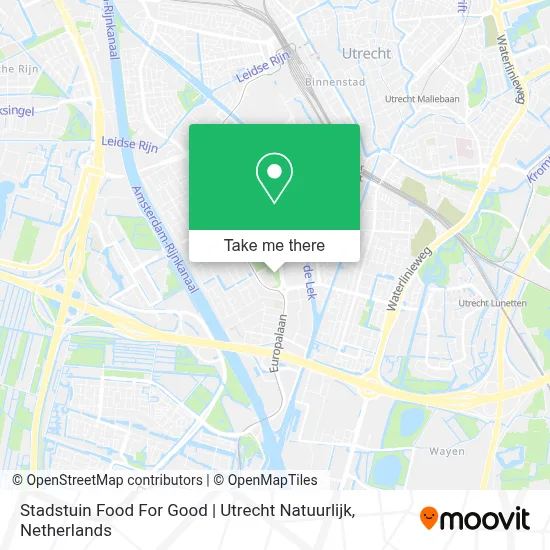 Stadstuin Food For Good | Utrecht Natuurlijk map