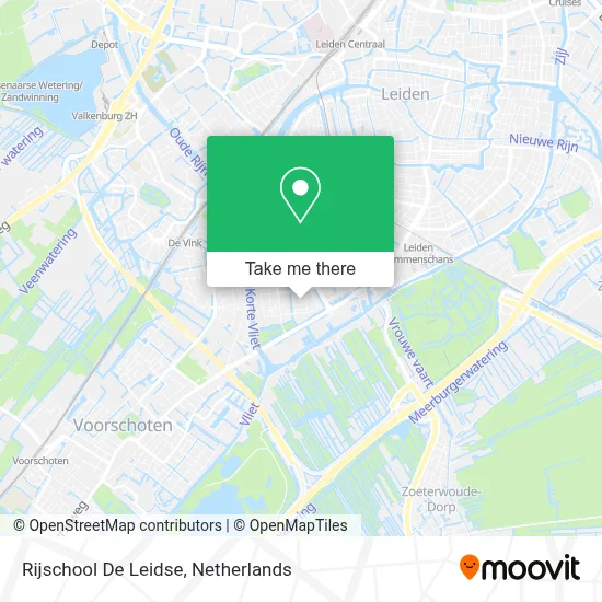 Rijschool De Leidse map