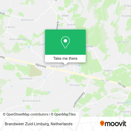 Brandweer Zuid-Limburg map