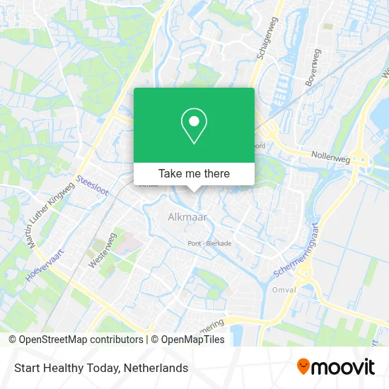 Start Healthy Today map