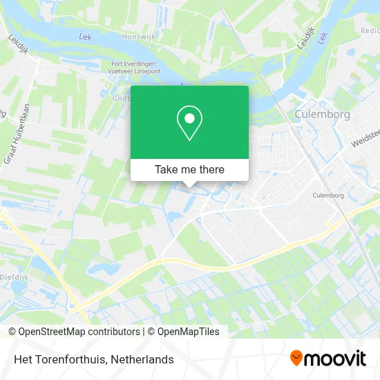 Het Torenforthuis Karte