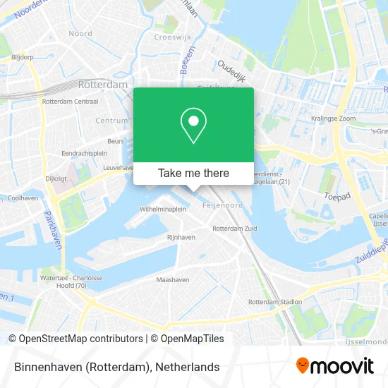 Binnenhaven (Rotterdam) Karte