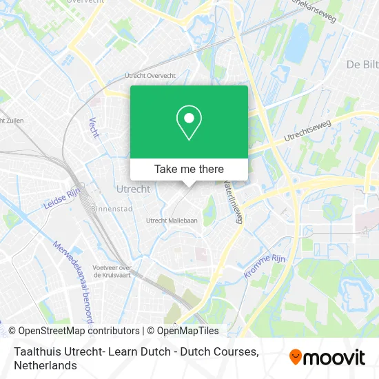 Taalthuis Utrecht- Learn Dutch - Dutch Courses map