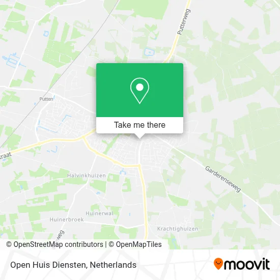 Open Huis Diensten map