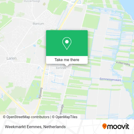 Weekmarkt Eemnes map