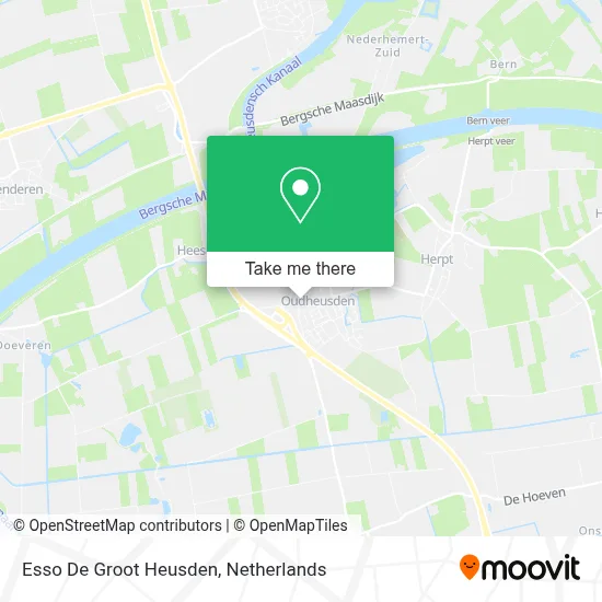 Esso De Groot Heusden map