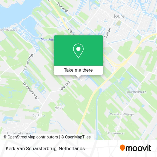 Kerk Van Scharsterbrug map