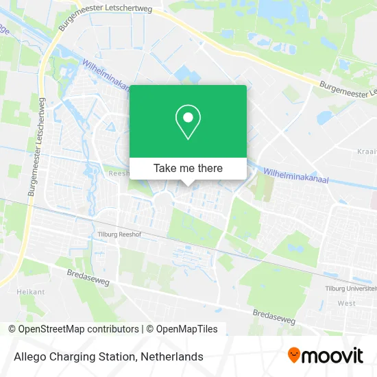 Allego Charging Station map