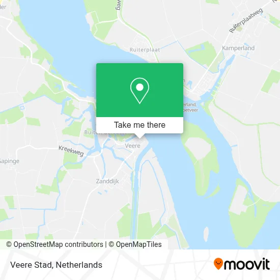 Veere Stad map