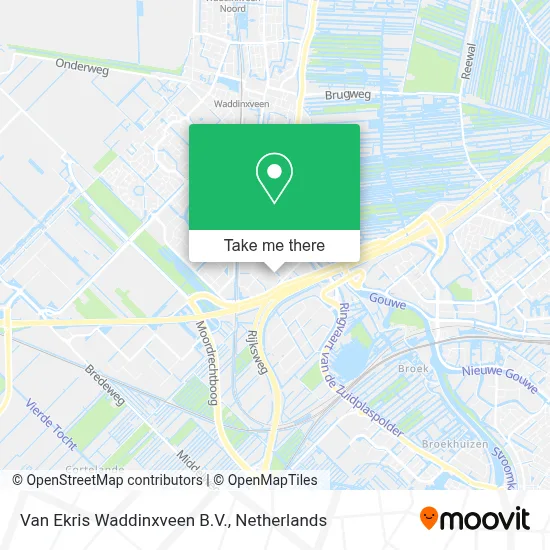 Van Ekris Waddinxveen B.V. map