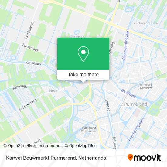 Karwei Bouwmarkt Purmerend map