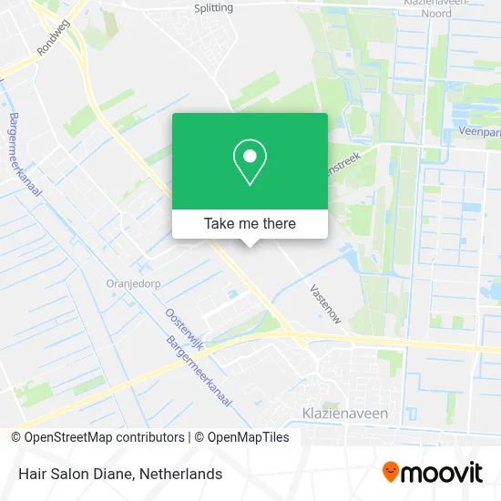 Kapsalon Diane map