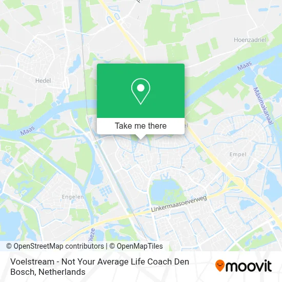 Voelstream - Not Your Average Life Coach Den Bosch map