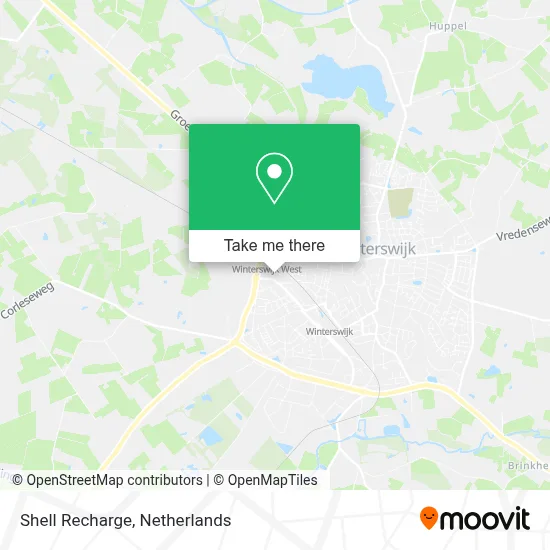 Shell Recharge map