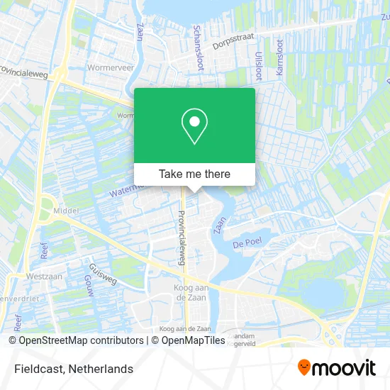 Fieldcast map