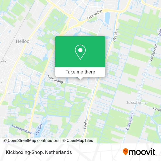 Kickboxing-Shop map