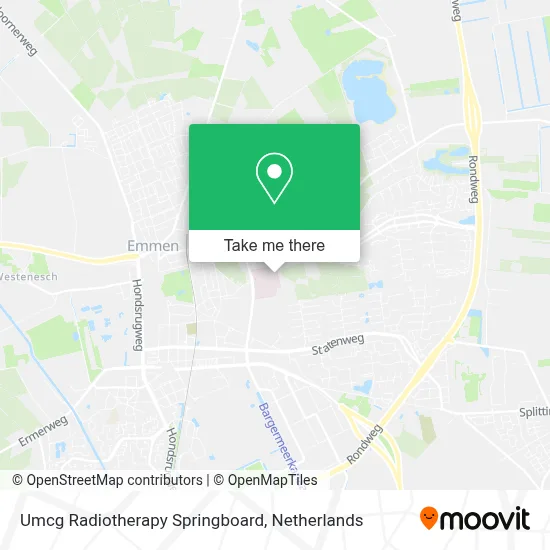 Umcg Radiotherapy Springboard map