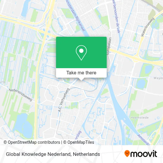 Global Knowledge Nederland map