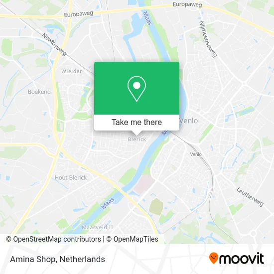 Amina Shop map