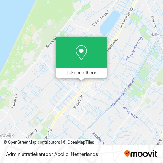 Administratiekantoor Apollo map