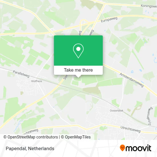 Papendal map