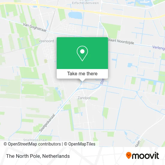 De Noordpool map