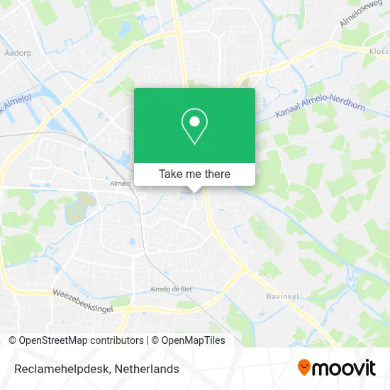 Reclamehelpdesk map