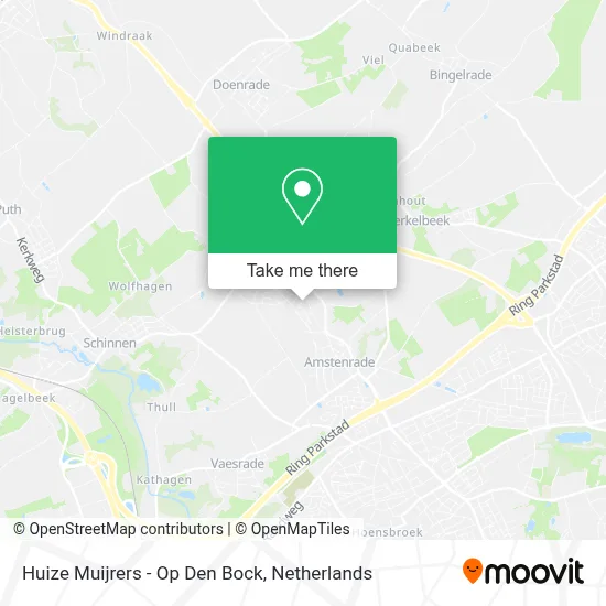 Huize Muijrers - Op Den Bock map