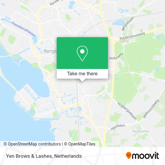 Yen Brows & Lashes map